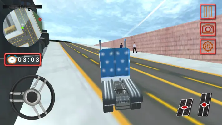 US Heavy Modern Truck New Driving Simulator android App screenshot 1