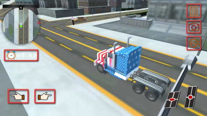 US Heavy Modern Truck New Driving Simulator android App screenshot 2