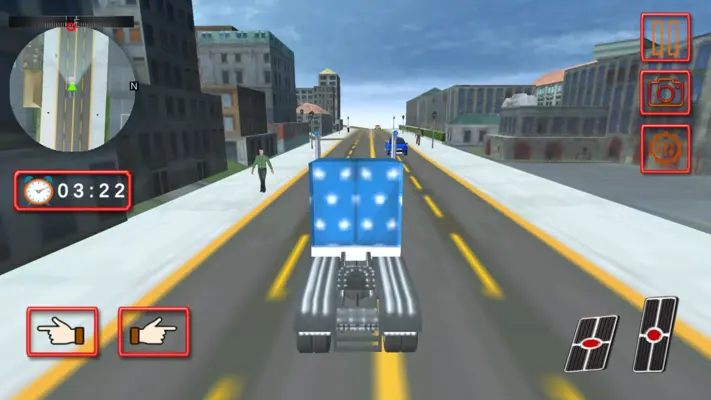 US Heavy Modern Truck New Driving Simulator android App screenshot 3