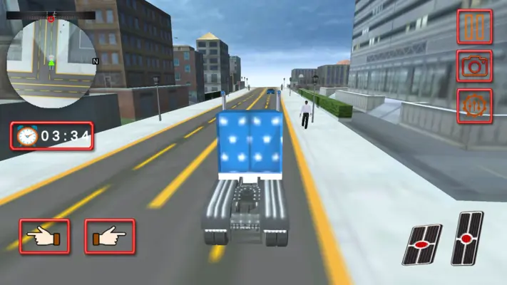 US Heavy Modern Truck New Driving Simulator android App screenshot 4